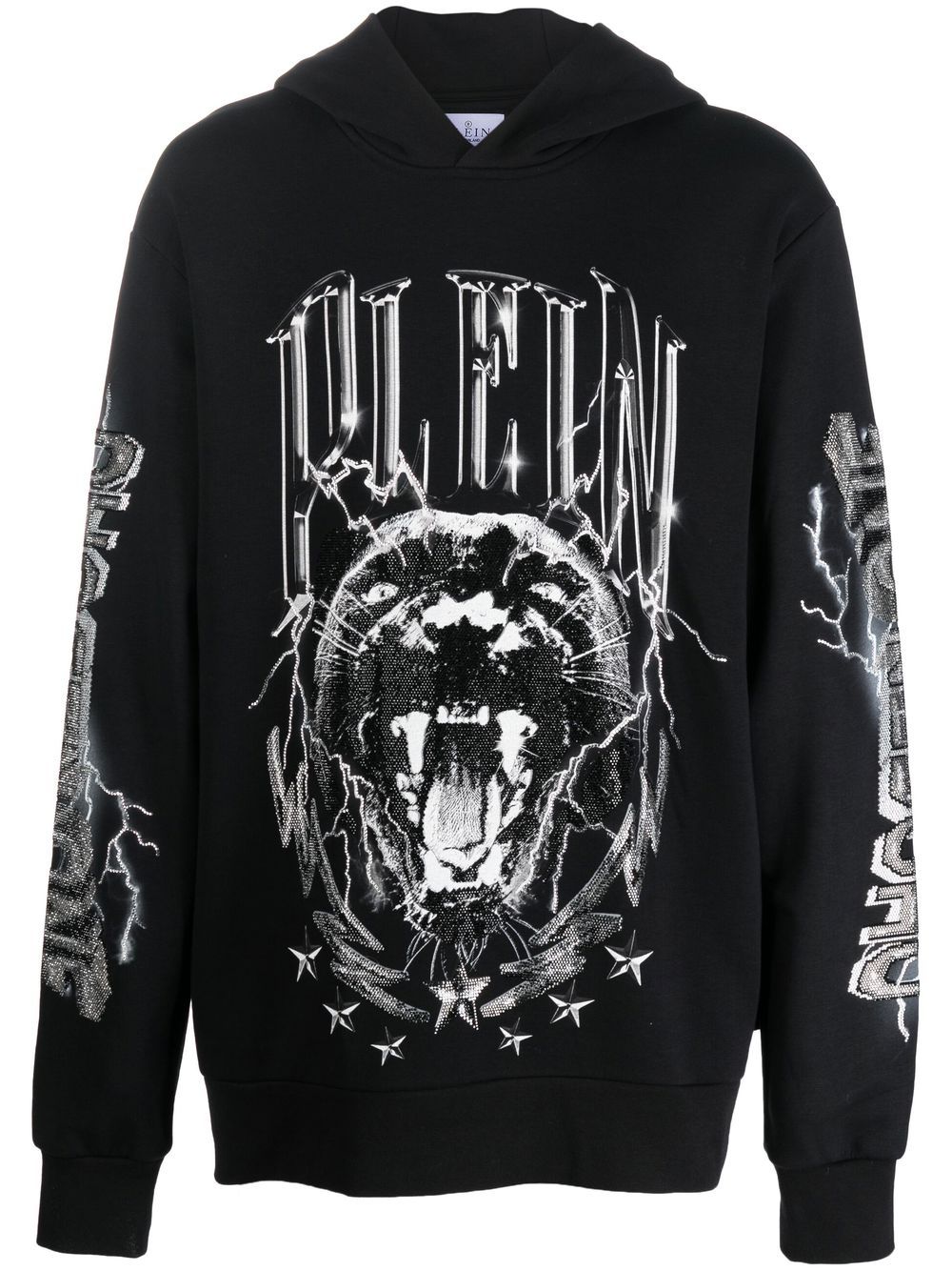 Philipp Plein Hoodie mit grafischem Print - Schwarz von Philipp Plein