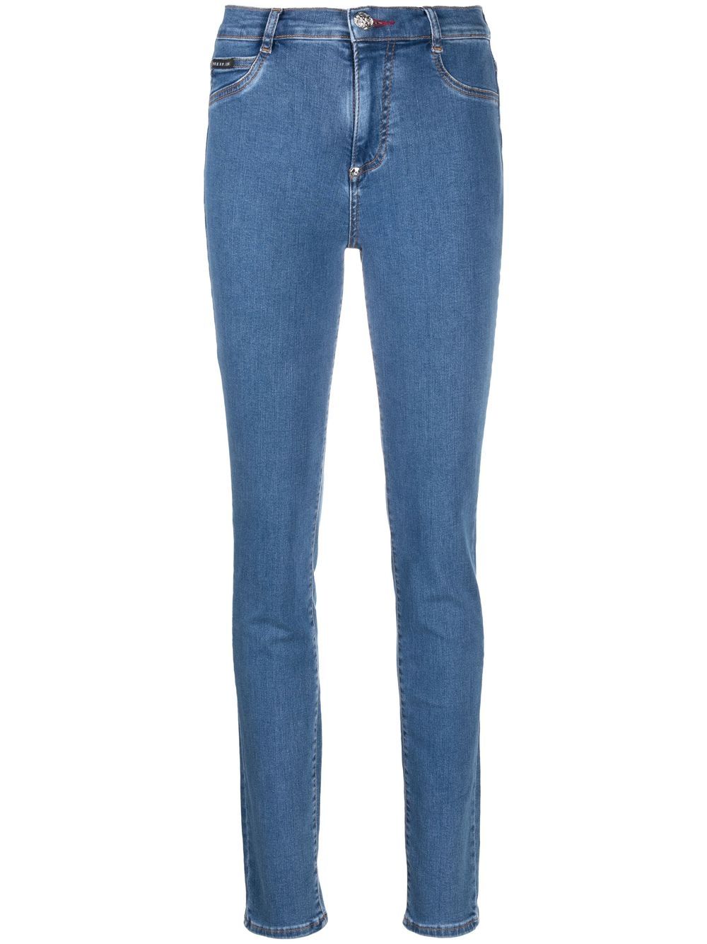 Philipp Plein Skinny-Jeans mit hohem Bund - Blau von Philipp Plein