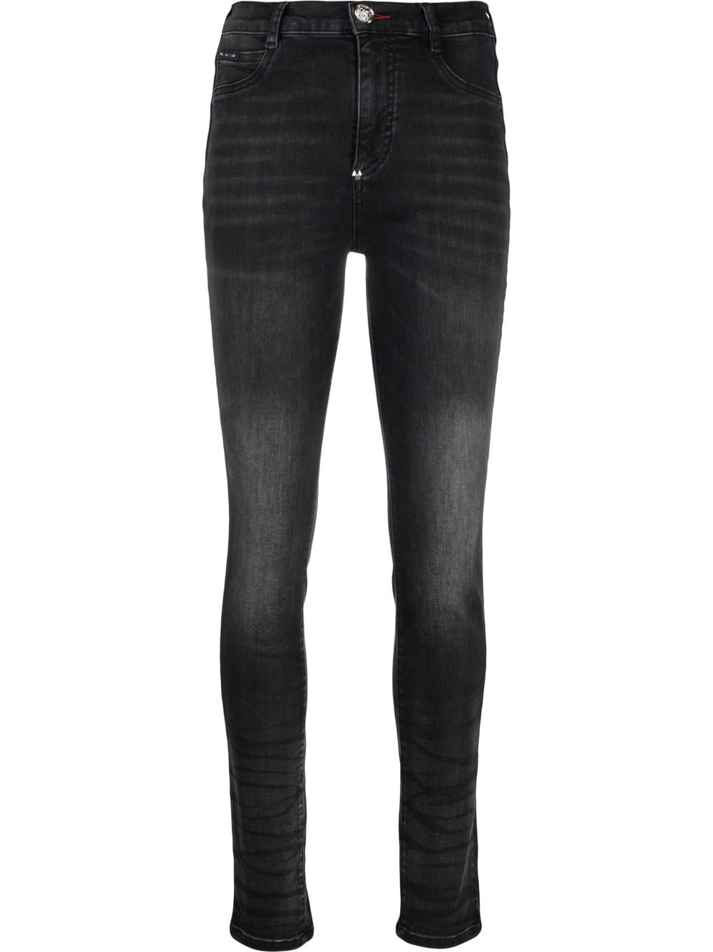 Philipp Plein Skinny-Jeans mit hohem Bund - Schwarz von Philipp Plein