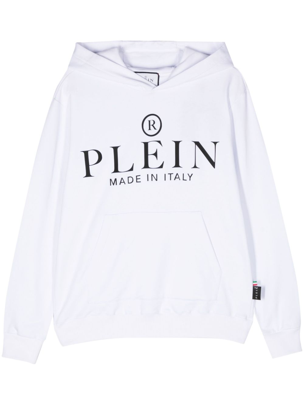 Philipp Plein Hoodie mit Logo-Applikation - Weiß von Philipp Plein