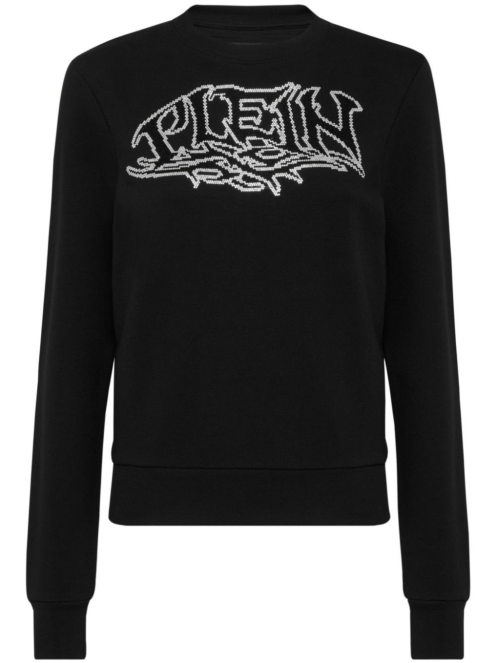 Philipp Plein Sweatshirt mit Logo-Verzierung - Schwarz von Philipp Plein