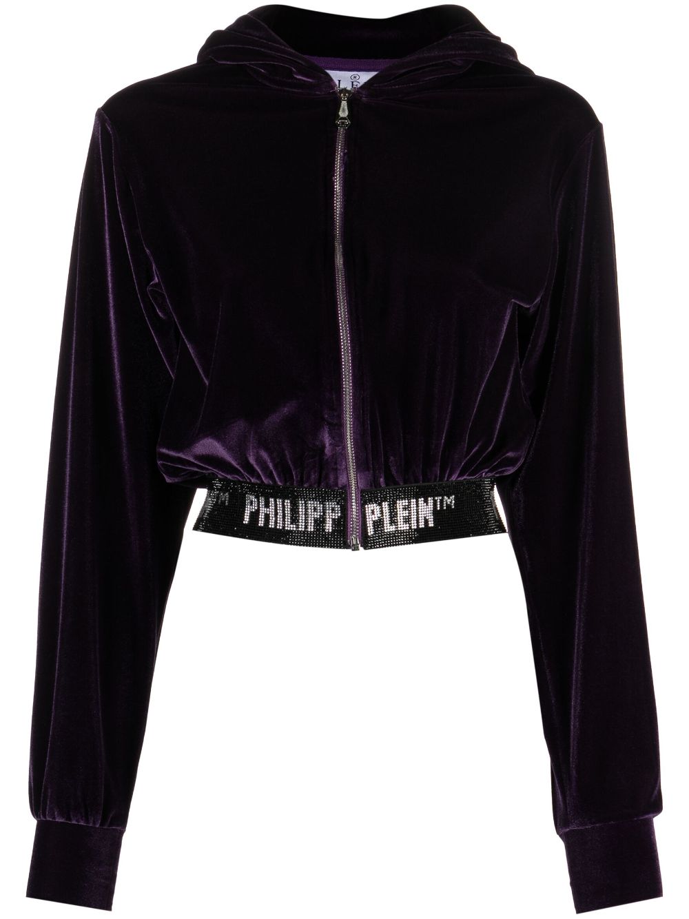 Philipp Plein Hoodie mit Logo - Violett von Philipp Plein