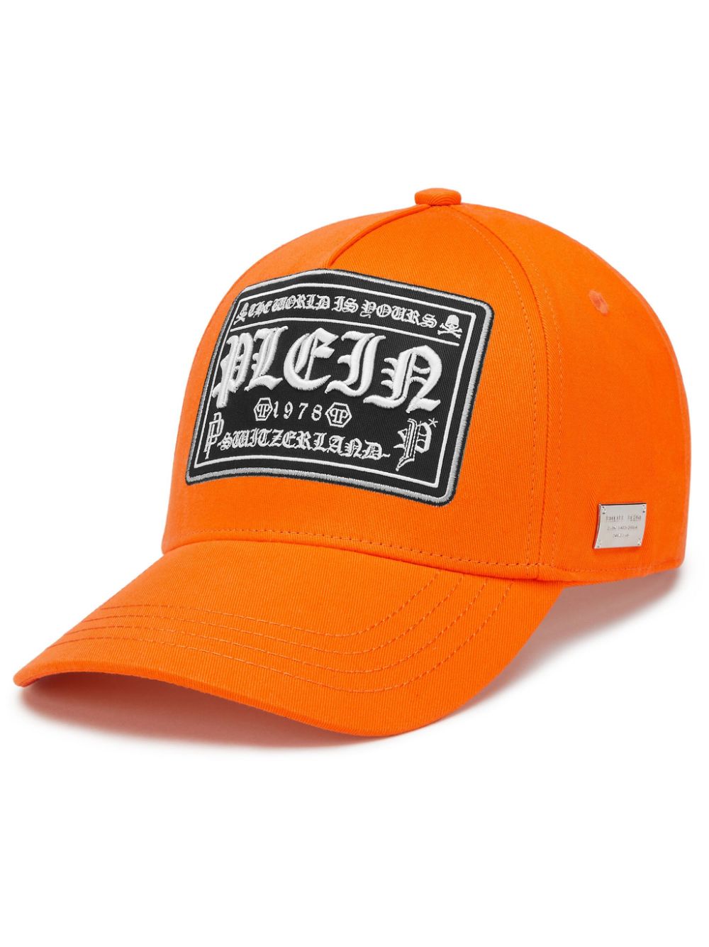 Philipp Plein Baseballkappe mit Logo-Stickerei - Orange von Philipp Plein