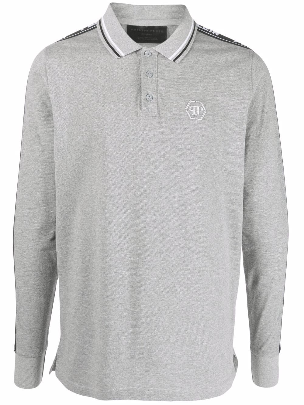 Philipp Plein Poloshirt mit Logo-Stickerei - Grau von Philipp Plein