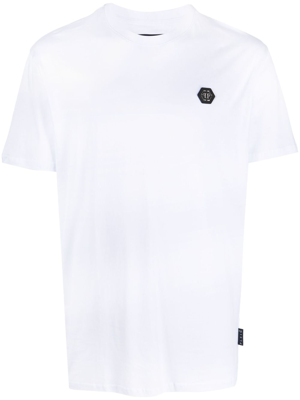 Philipp Plein T-Shirt mit Logo-Patch - Weiß von Philipp Plein