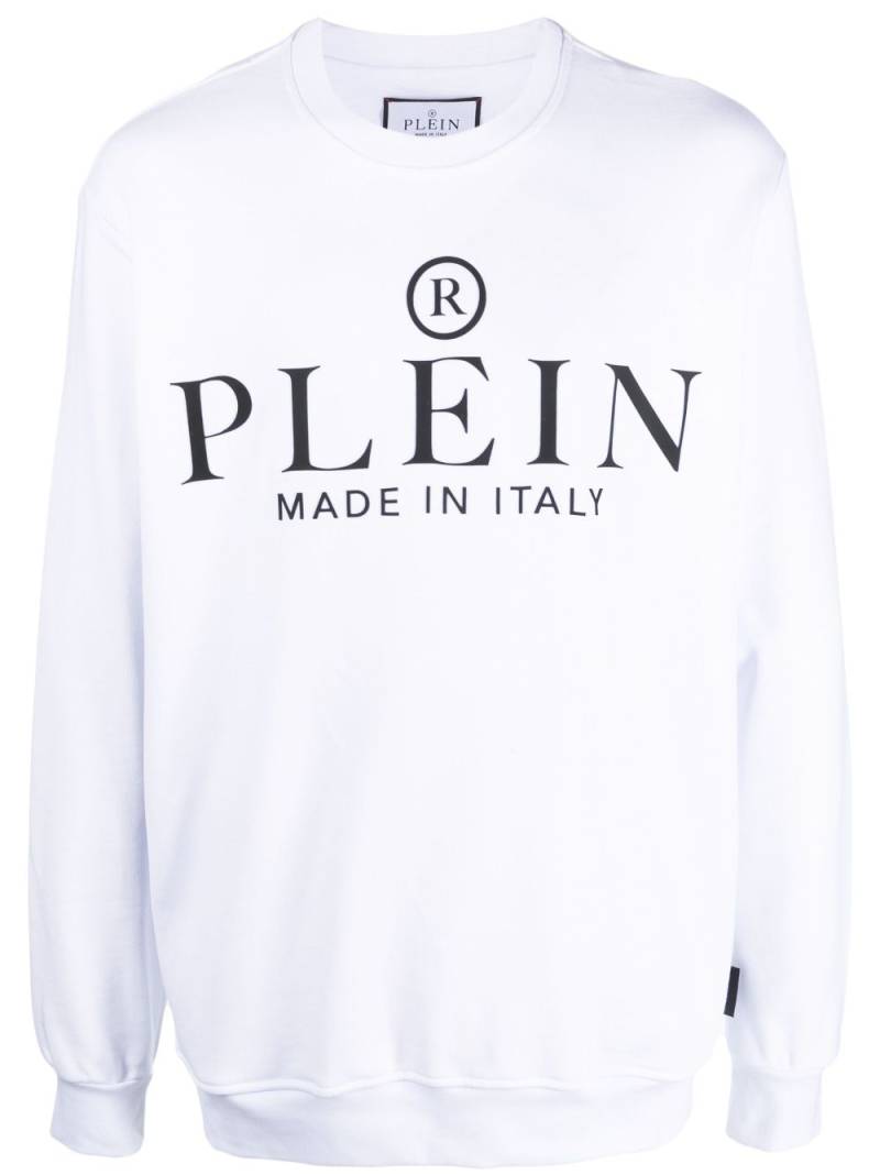 Philipp Plein Sweatshirt mit Logo-Print - Weiß von Philipp Plein