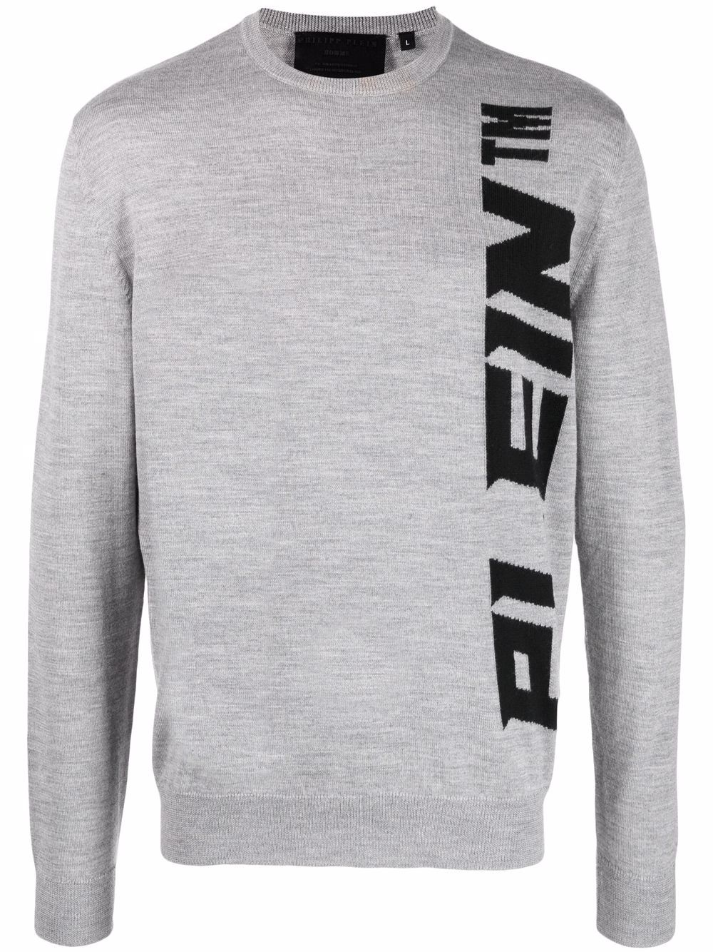 Philipp Plein Pullover mit Logo-Print - Grau von Philipp Plein