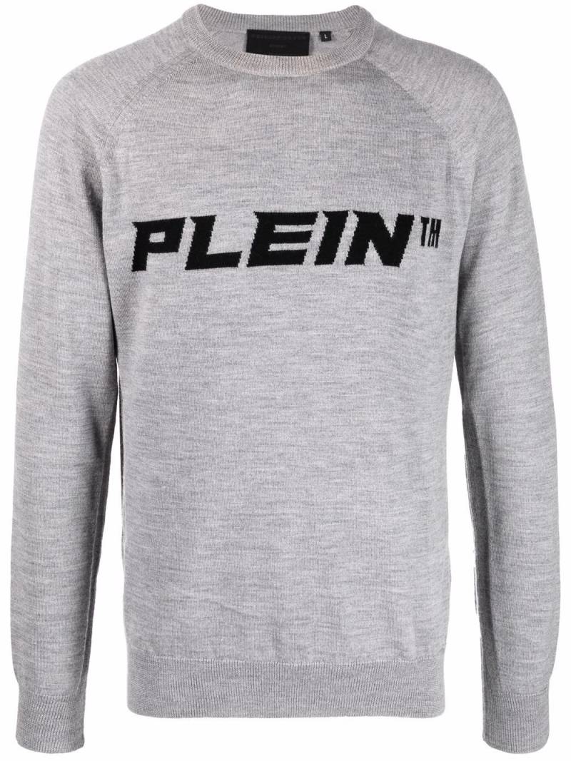 Philipp Plein Pullover mit Logo-Print - Grau von Philipp Plein