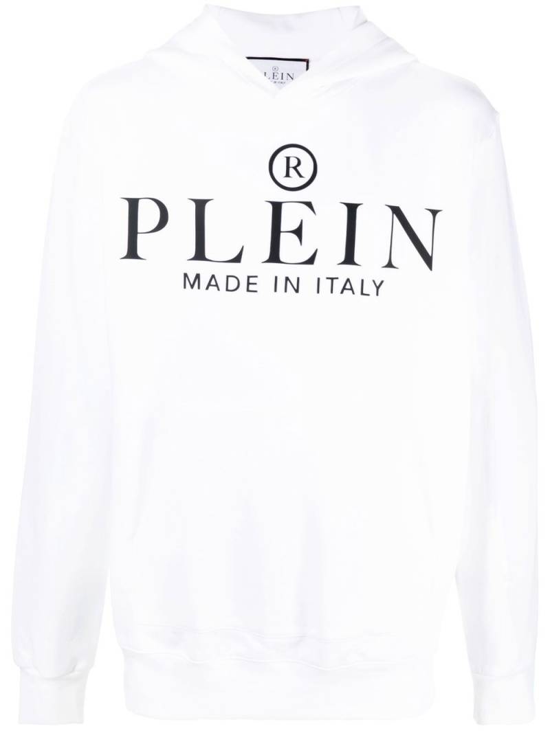 Philipp Plein Hoodie mit Logo-Print - Weiß von Philipp Plein