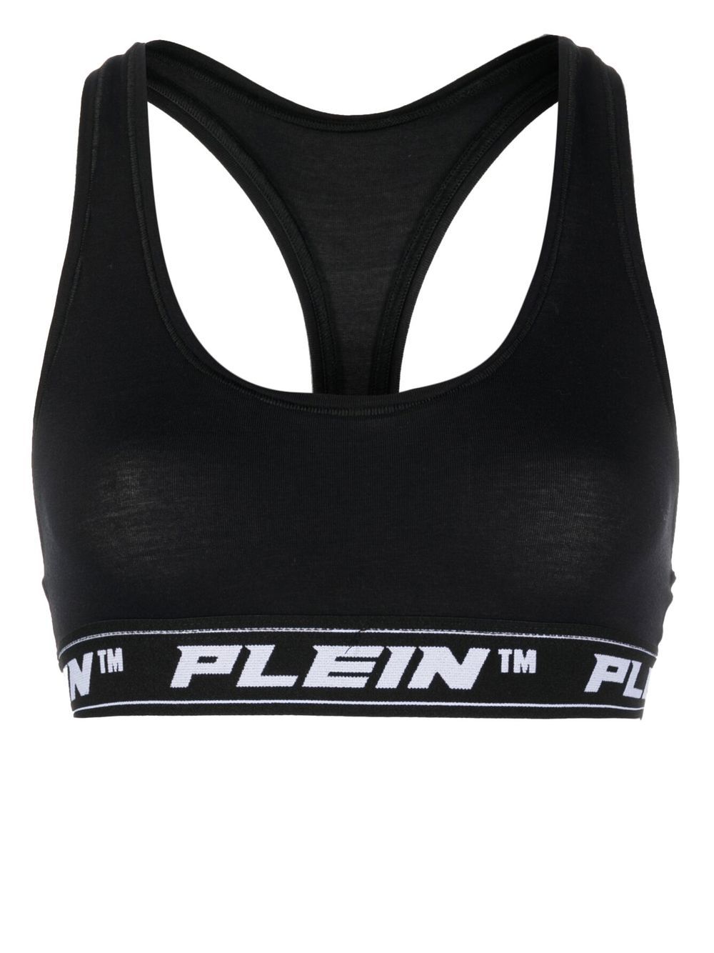 Philipp Plein Sport-Bralet mit Logo - Schwarz von Philipp Plein