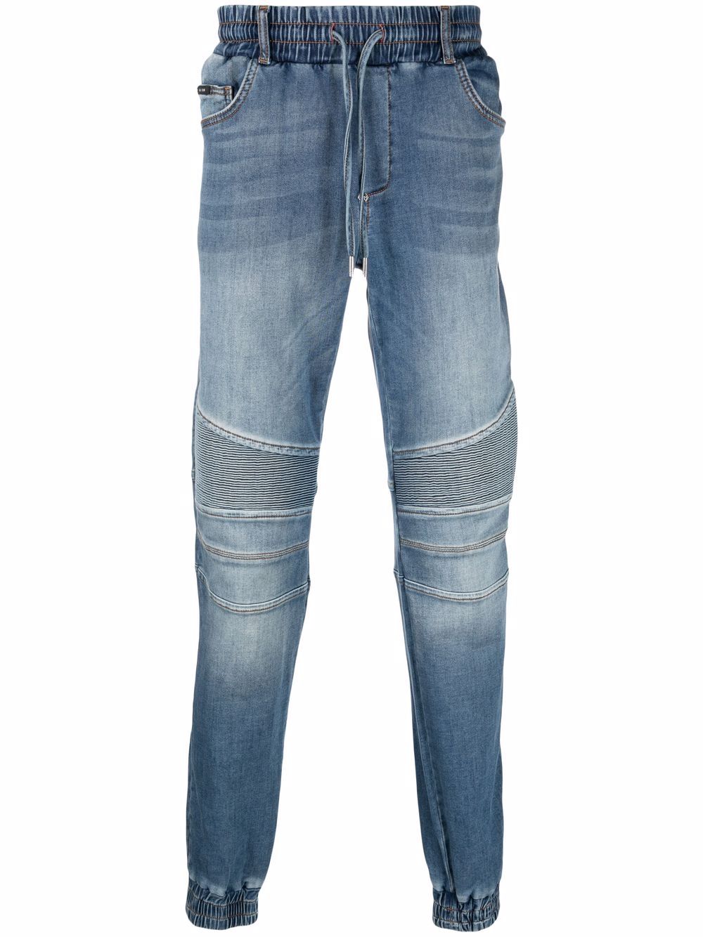 Philipp Plein Halbhohe Slim-Fit-Jeans - Blau von Philipp Plein