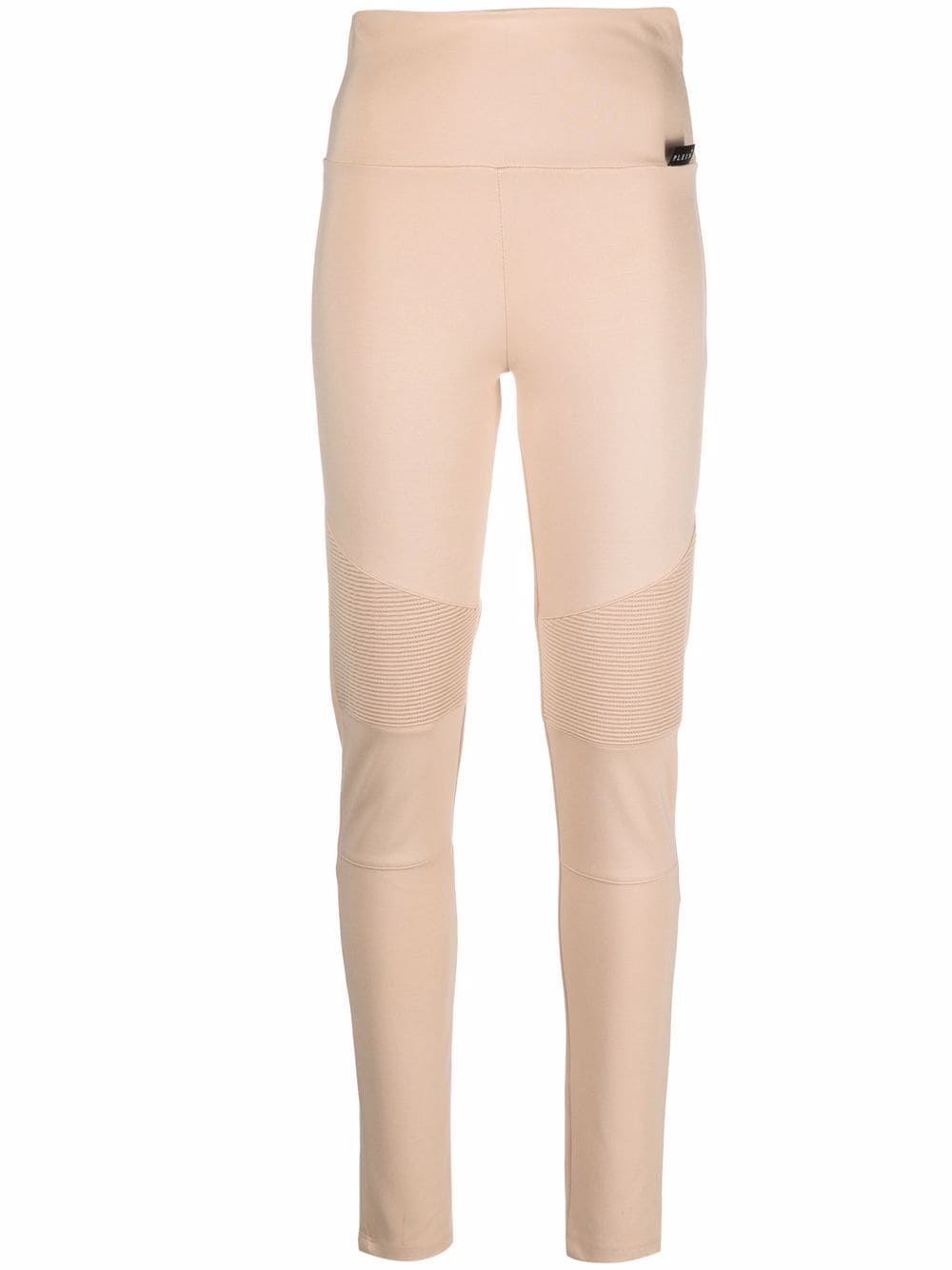 Philipp Plein Biker-Leggings mit gerippten Einsätzen - Nude von Philipp Plein