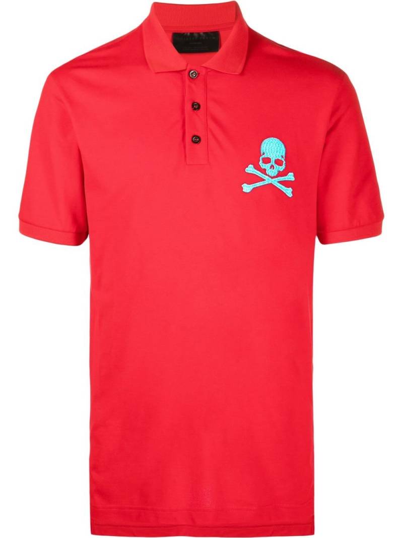 Philipp Plein Kurzärmeliges Poloshirt - Rot von Philipp Plein