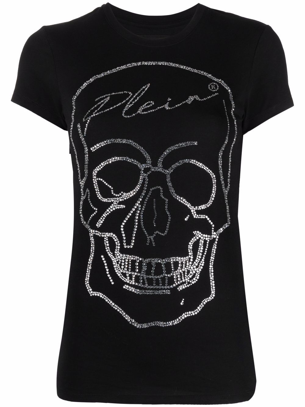 Philipp Plein T-Shirt mit Totenkopf - Schwarz von Philipp Plein