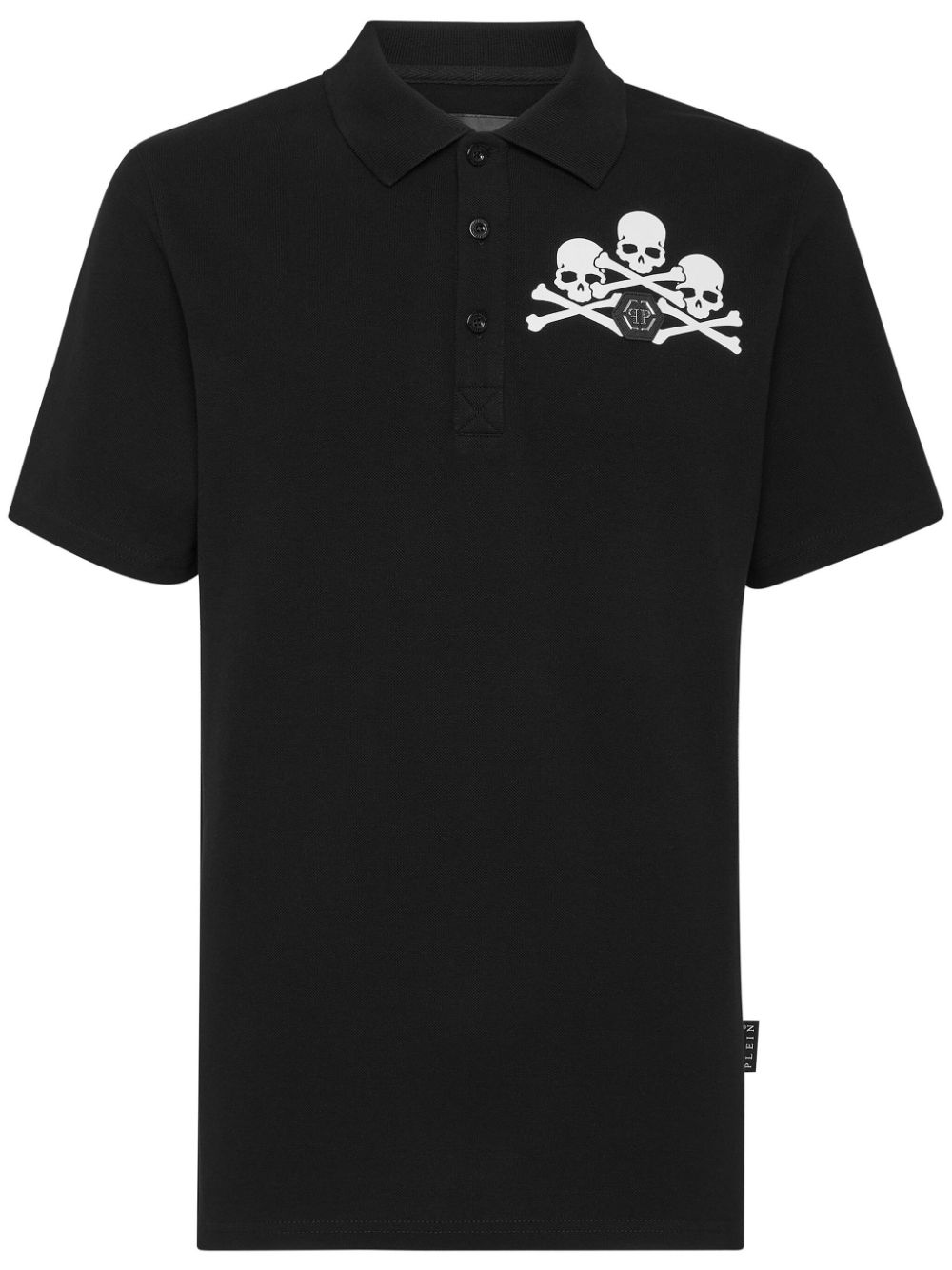 Philipp Plein Poloshirt mit Totenkopf - Schwarz von Philipp Plein