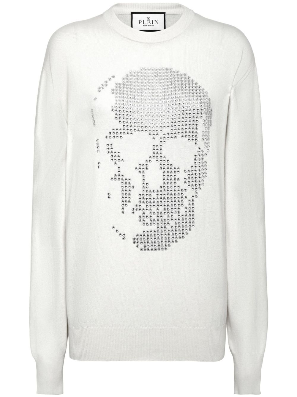 Philipp Plein Sweatshirt mit Kristallen - Weiß von Philipp Plein