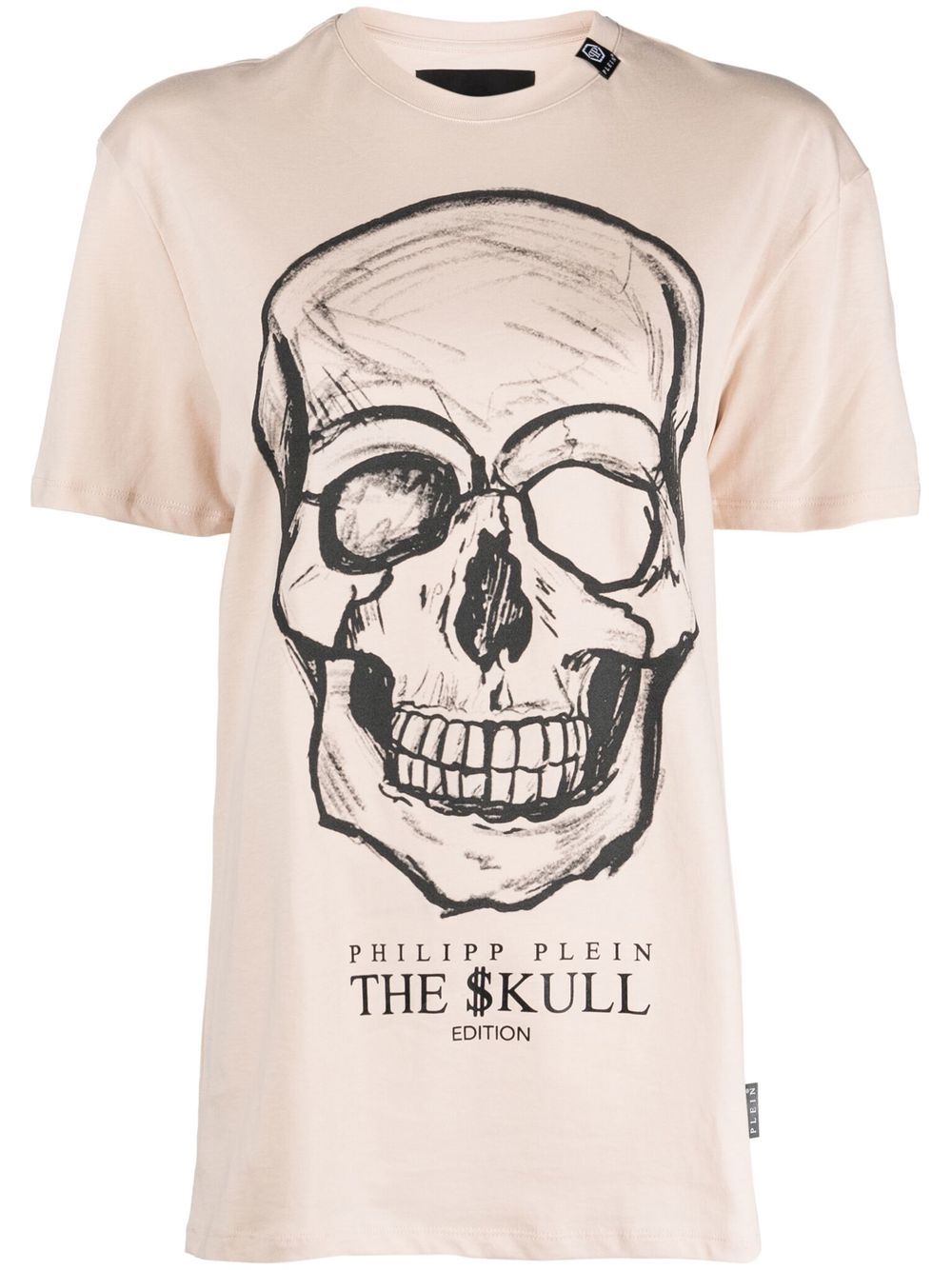 Philipp Plein T-Shirt mit Totenkopf-Print - Nude von Philipp Plein