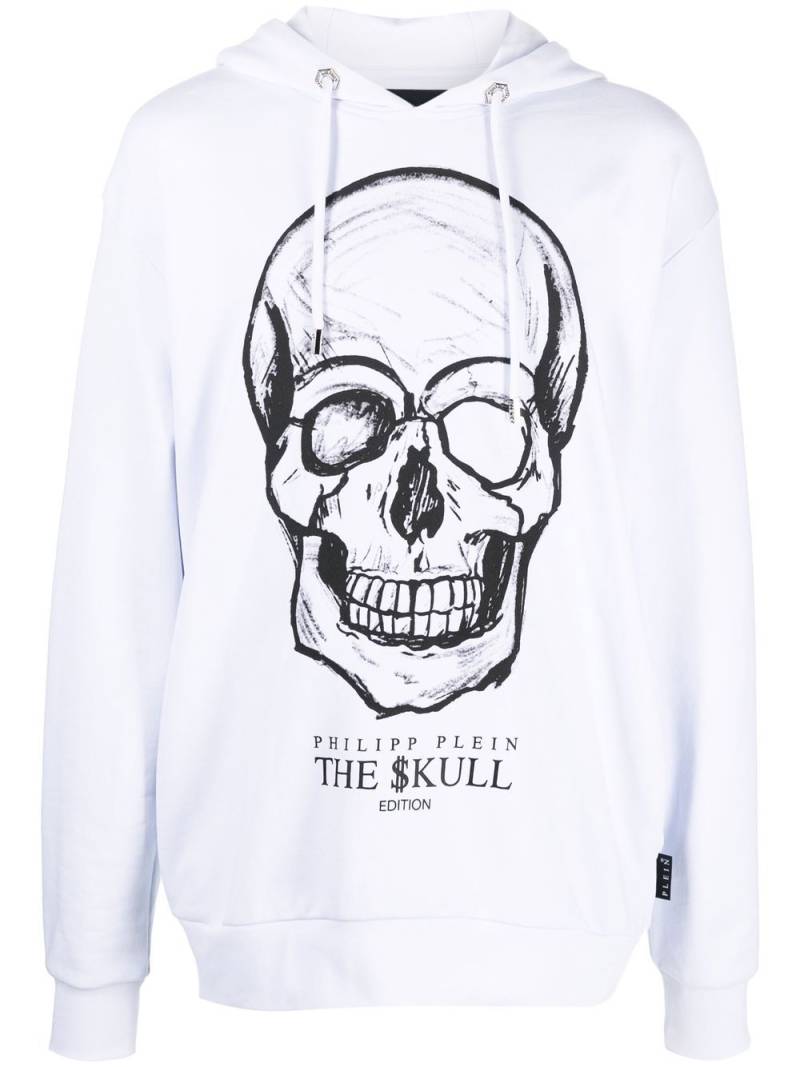 Philipp Plein Hoodie mit Totenkopf-Print - Weiß von Philipp Plein