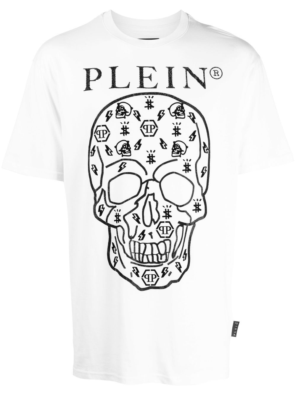 Philipp Plein T-Shirt mit Totenkopf-Print - Weiß von Philipp Plein