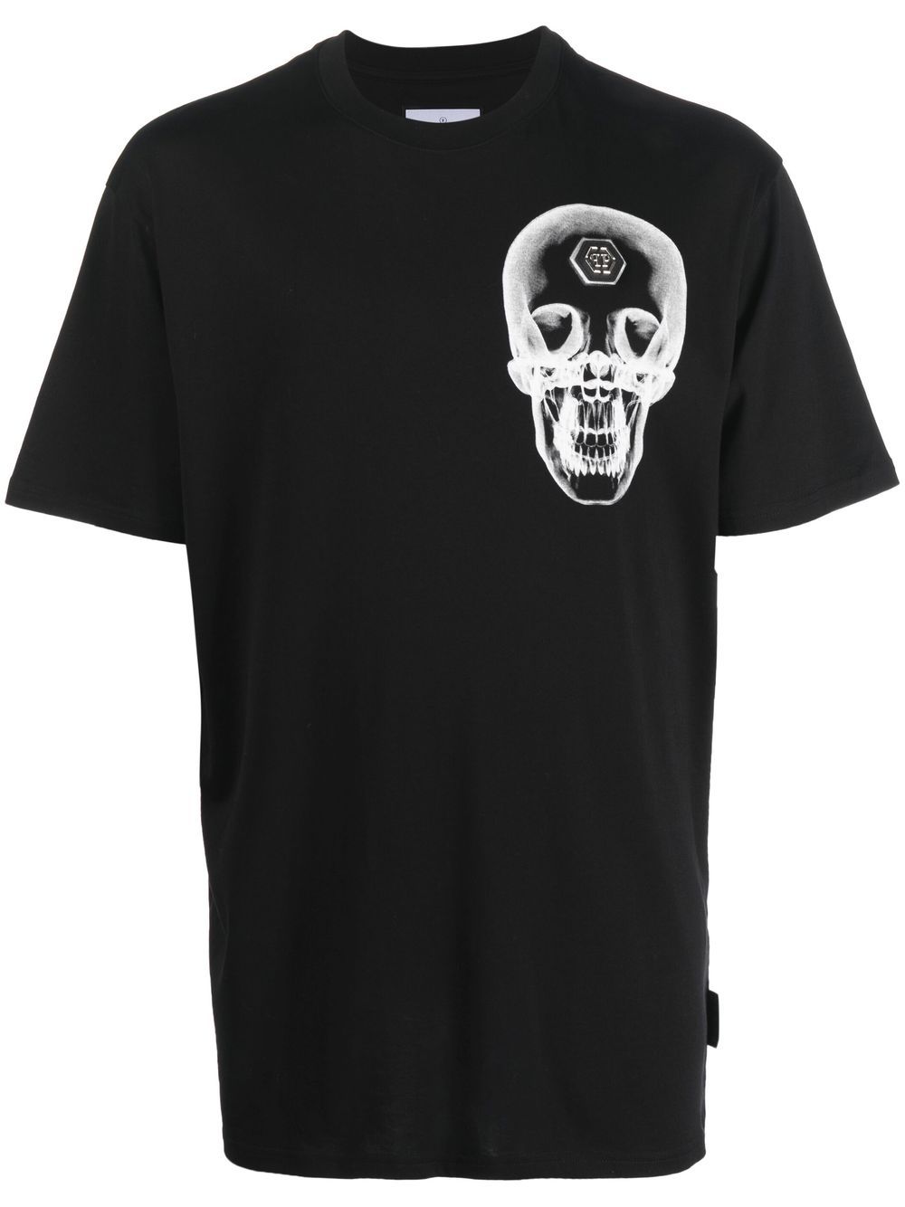 Philipp Plein T-Shirt mit Totenkopf-Print - Schwarz von Philipp Plein