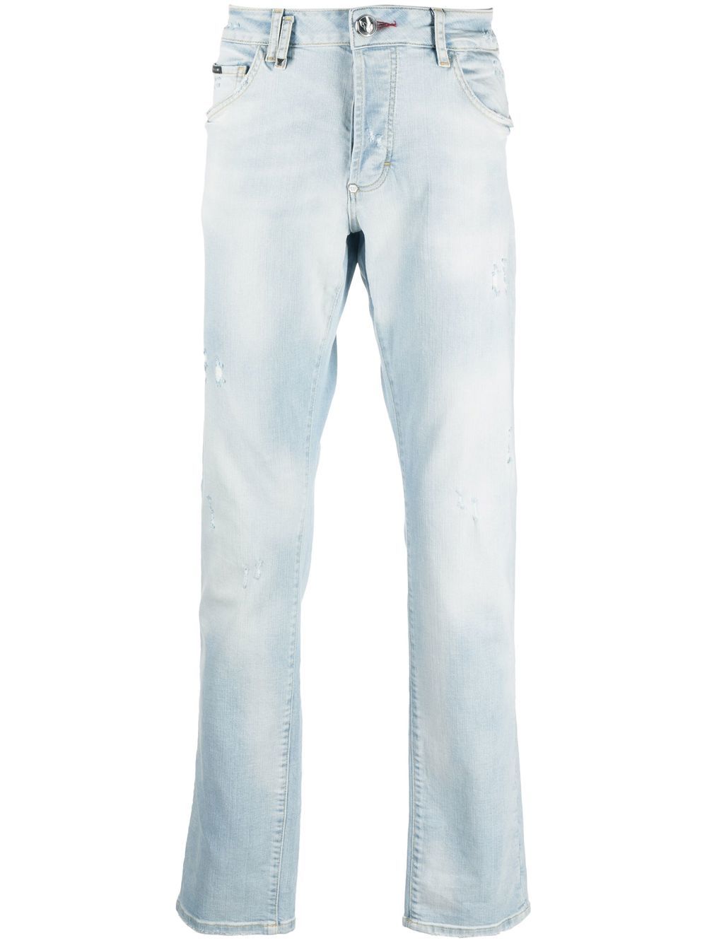 Philipp Plein Klassische Straight-Leg-Jeans - Blau von Philipp Plein