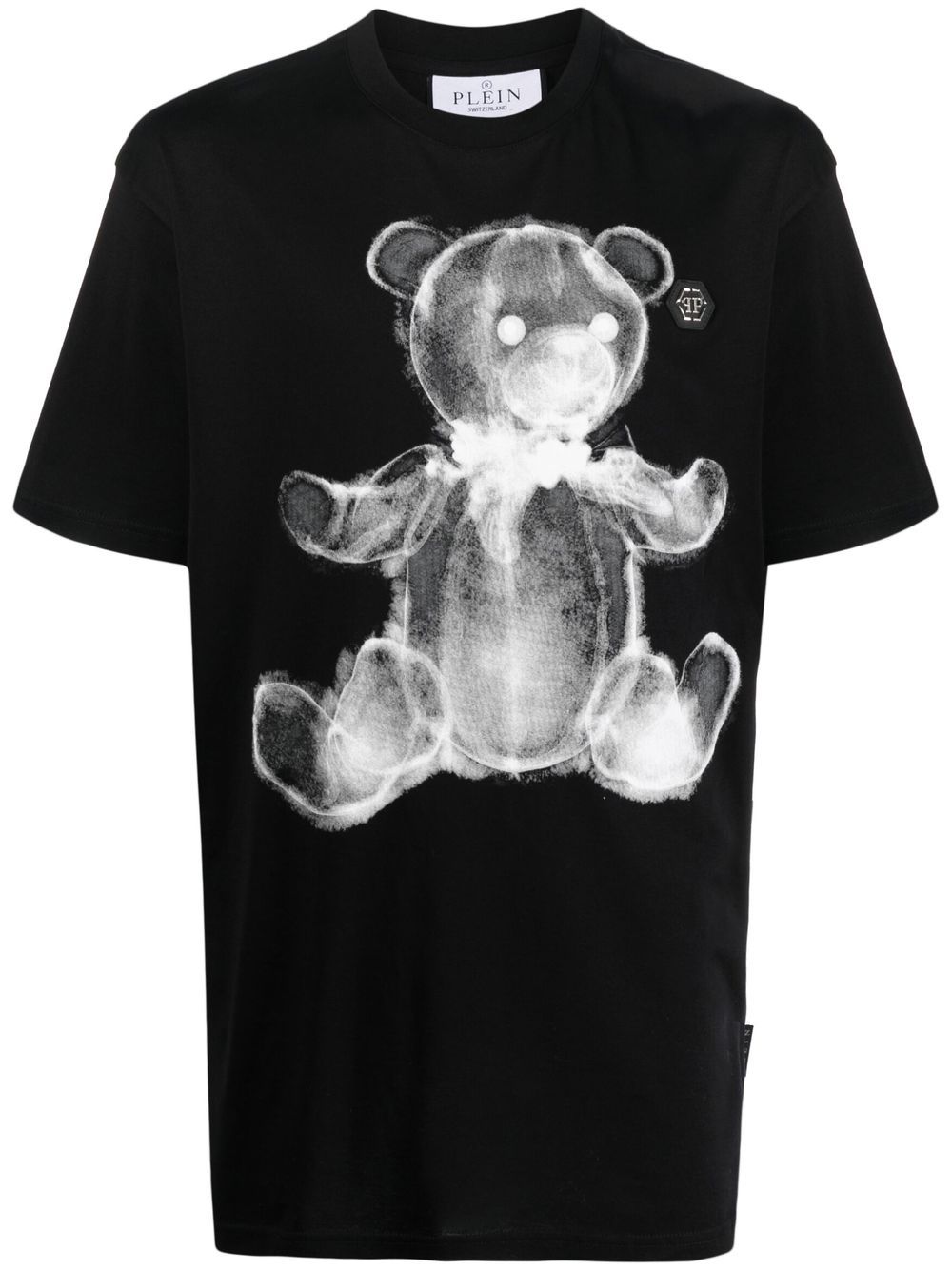 Philipp Plein T-Shirt mit Teddy-Print - Schwarz von Philipp Plein