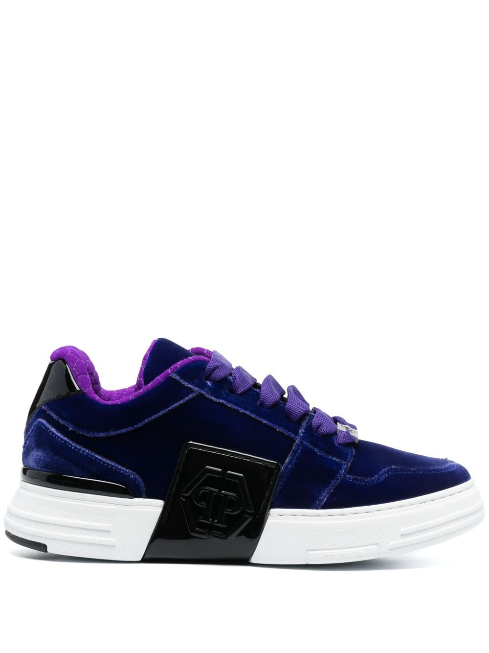 Philipp Plein Sneakers aus Samt - Violett von Philipp Plein