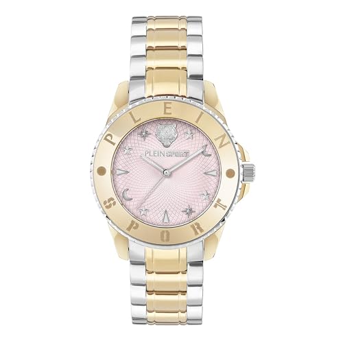 Plein Sport Damen Uhr Analog Quarz Glam PSKBA1625 Edelstahl von Philipp Plein