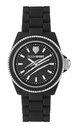 Plein Sport Damen Uhr Analog Quarz The Scratch PSHBA1023 Kunststoff von Philipp Plein