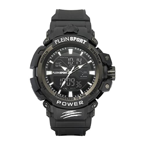 Plein Sport Herren Uhr Analog Digital Quarz Combat PSNBA0123 Silikon von Philipp Plein