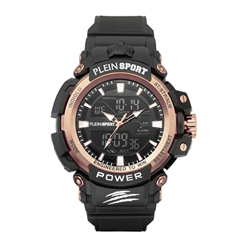 Plein Sport Herren Uhr Analog Digital Quarz Combat PSNBA0323 Silikon von Philipp Plein