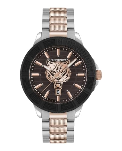 Plein Sport Herren Uhr Analog Quarz City Rush PSAEA0924 Edelstahl von Philipp Plein