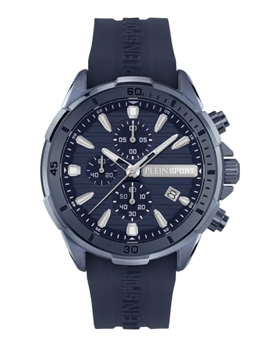 Plein Sport Herren Uhr Analog Quarz Impact PSBEA0424 Silikon von Philipp Plein