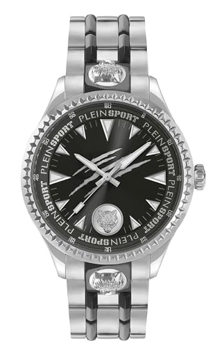 Plein Sport Herren Uhr Analog Quarz Lineman PS5BA0924 Edelstahl von Philipp Plein