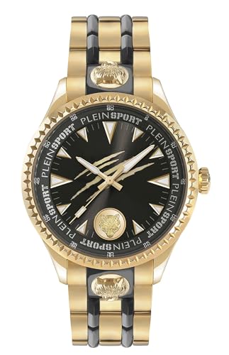 Plein Sport Herren Uhr Analog Quarz Lineman PS5BA1024 Edelstahl von Philipp Plein