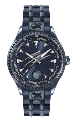 Plein Sport Herren Uhr Analog Quarz Lineman PS5BA1224 Edelstahl von Philipp Plein