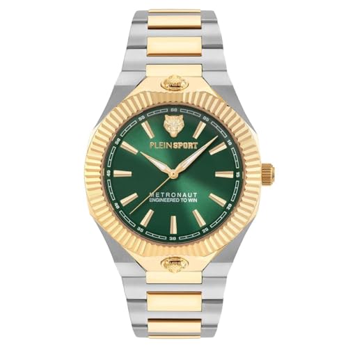 Plein Sport Herren Uhr Analog Quarz METRONAUT 42 MM PSCGA0625 Edelstahl von Philipp Plein