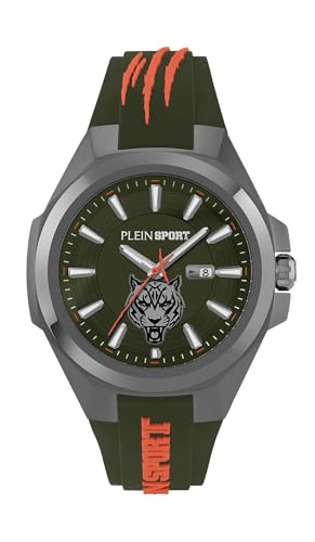 Plein Sport Herren Uhr Analog Quarz TIGERMASTER PS7BA0624 Silikon von Philipp Plein