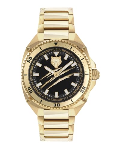 Plein Sport Herren Uhr Analog Quarz Thunder Force PS8BA0924 Edelstahl von Philipp Plein