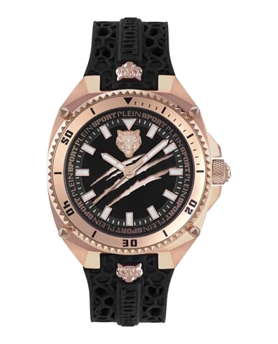 Plein Sport Herren Uhr Analog Quarz Thunder Force PS8BA0424 Silikon von Philipp Plein