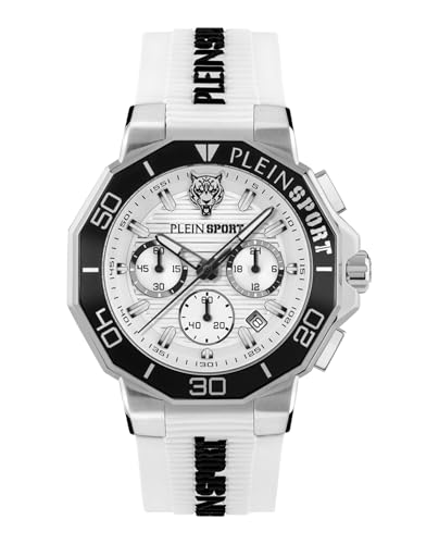 Plein Sport Herren Uhr Analog Quarz Titan PSAGA0225 Silikon von Philipp Plein
