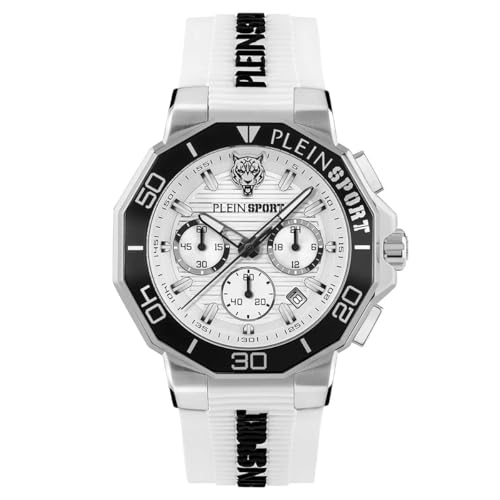 Plein Sport Herren Uhr Analog Quarz Titan PSAGA0225 Silikon von Philipp Plein