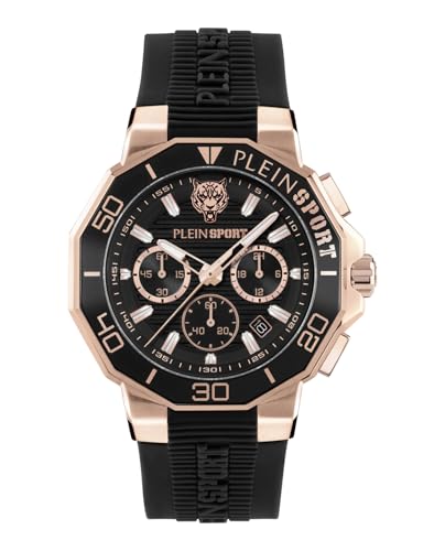 Plein Sport Herren Uhr Analog Quarz Titan PSAGA0425 Silikon von Philipp Plein
