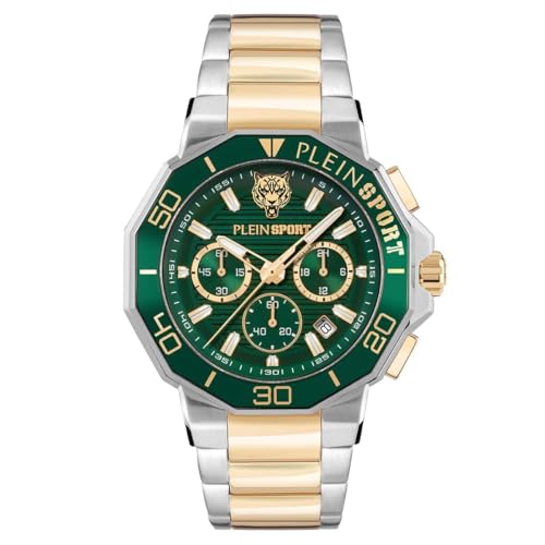 Plein Sport Herren Uhr Analog Quarz Titan PSAGA0625 Edelstahl von Philipp Plein