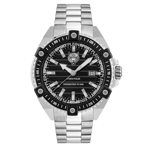 Plein Sport Herren Uhr Analog Quarz URBAN Pulse PSFDA0524 Edelstahl von Philipp Plein