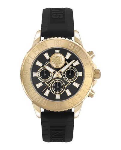 Philipp Plein Herren Uhr Chronograph Analog Quarz Glam Chrono PSMEA0224 Silikon von Philipp Plein