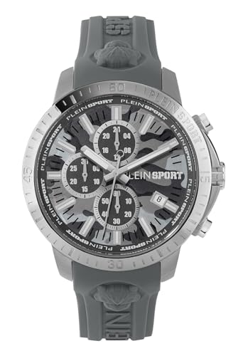 Plein Sport Herren Uhr Chronograph Analog Quarz Plein GAIN PSCBA0123 Silikon von Philipp Plein