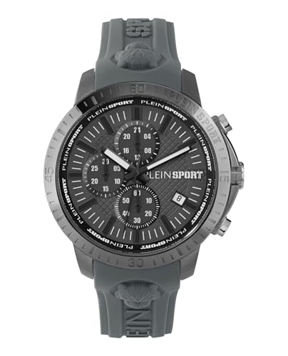 Plein Sport Herren Uhr Chronograph Analog Quarz Plein GAIN PSCBA0623 Silikon von Philipp Plein