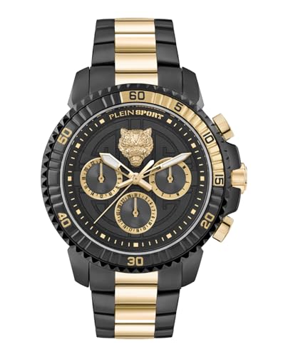 Plein Sport Herren Uhr Multifunktion Analog Quarz Powerlift PSPBA0923 Edelstahl von Philipp Plein