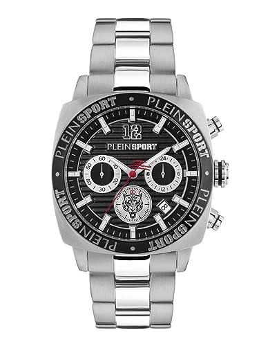 Philipp Plein Herren-Chronograph Wildcat Edelstahl/Schwarz PSGBA1123 von Philipp Plein